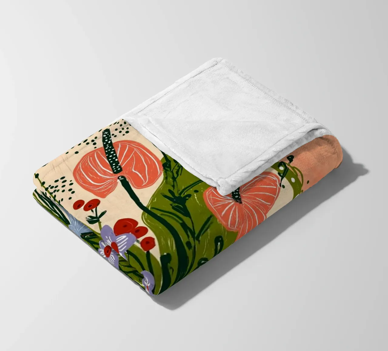 Bouquet di Anthurium Boho - Archway Floral Art coperta in pile da vintagepod