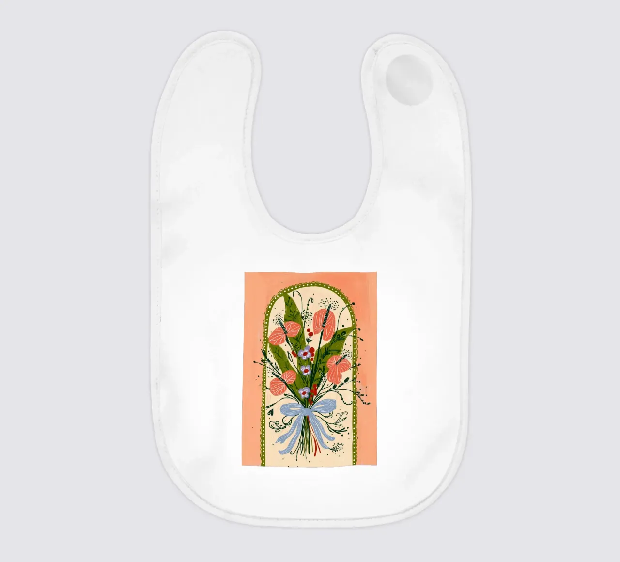Bouquet di Anthurium Boho - Archway Floral Art bavaglino da vintagepod