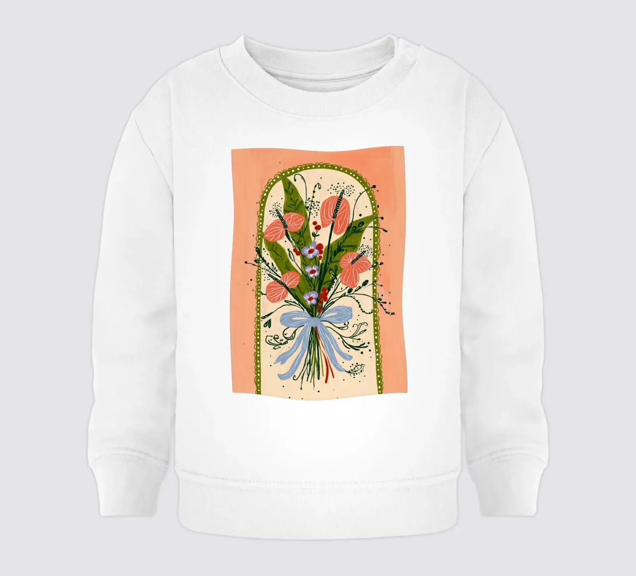 Bouquet di Anthurium Boho - Archway Floral Art felpa neonato da vintagepod