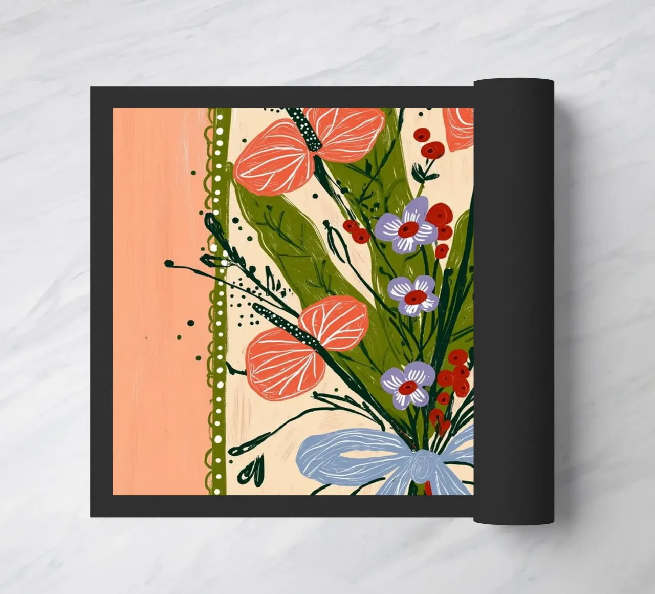 Bouquet di Anthurium Boho - Archway Floral Art zerbino da vintagepod