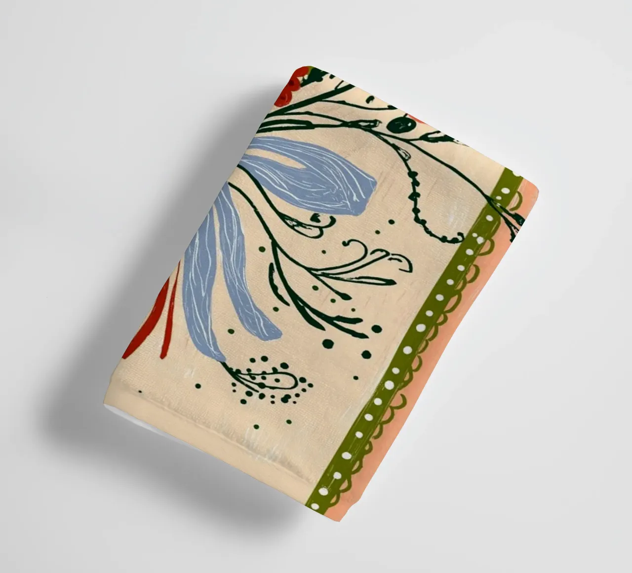 Bouquet di Anthurium Boho - Archway Floral Art asciugamano da bagno da vintagepod