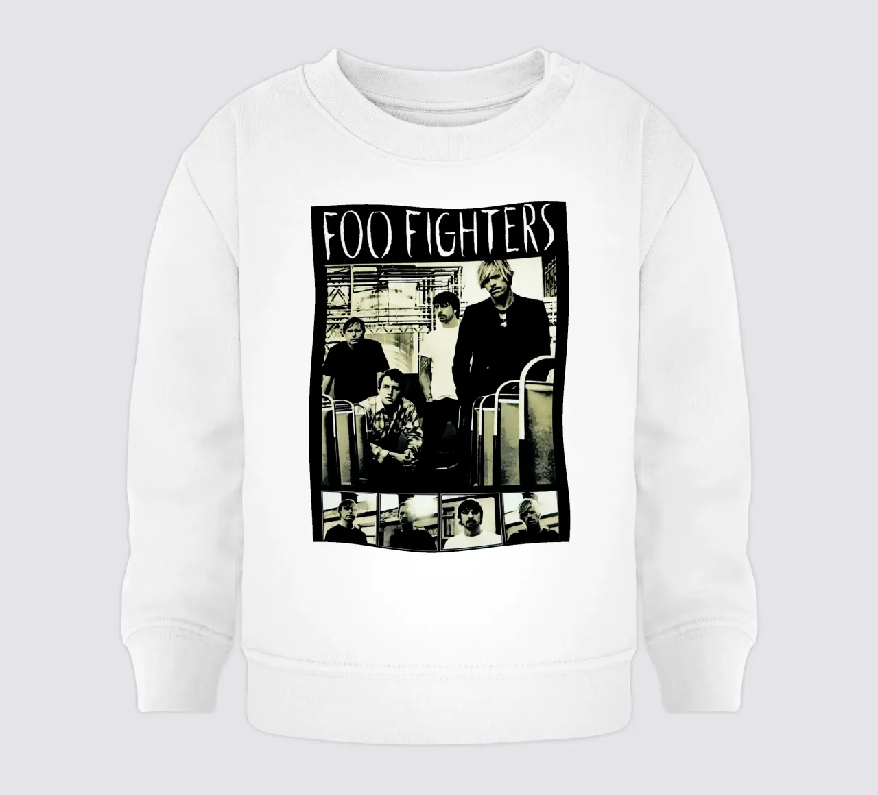 Il gruppo dei Foo Fighters felpa neonato da vanhesling