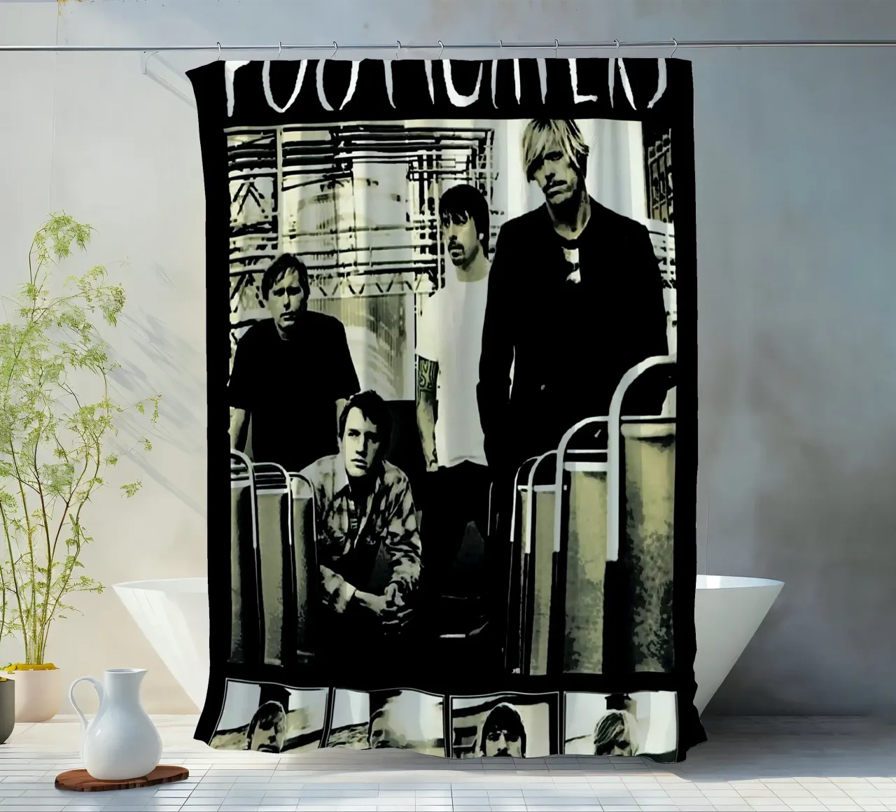 Il gruppo dei Foo Fighters tenda da doccia da vanhesling