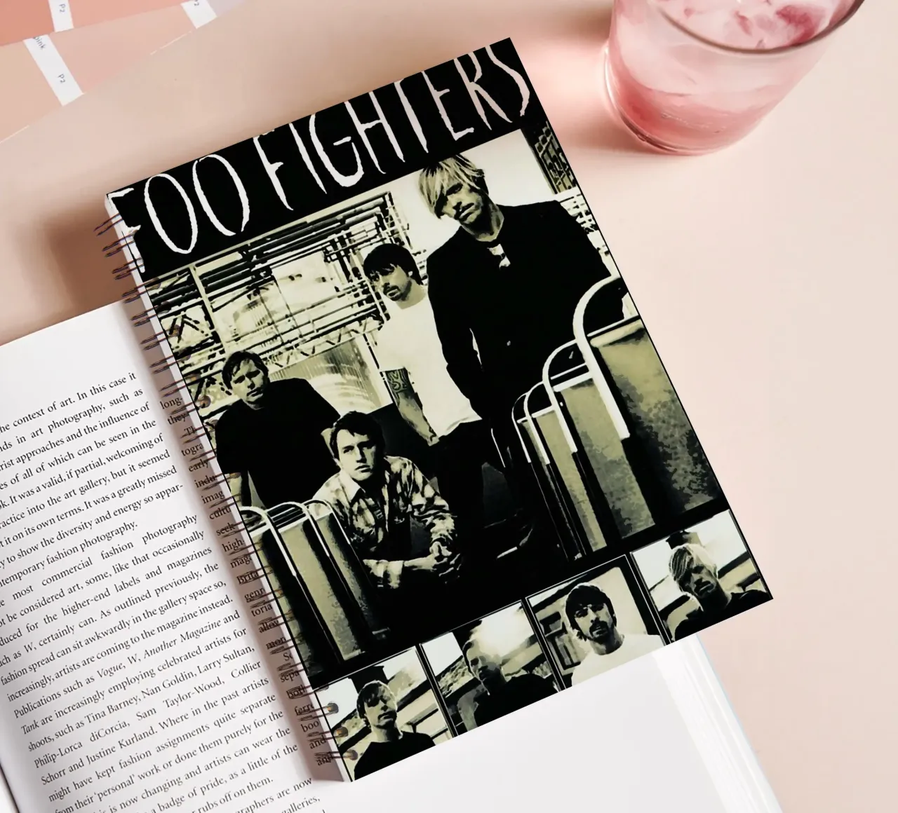 The Foo Fighters band spiral notebook by vanhesling