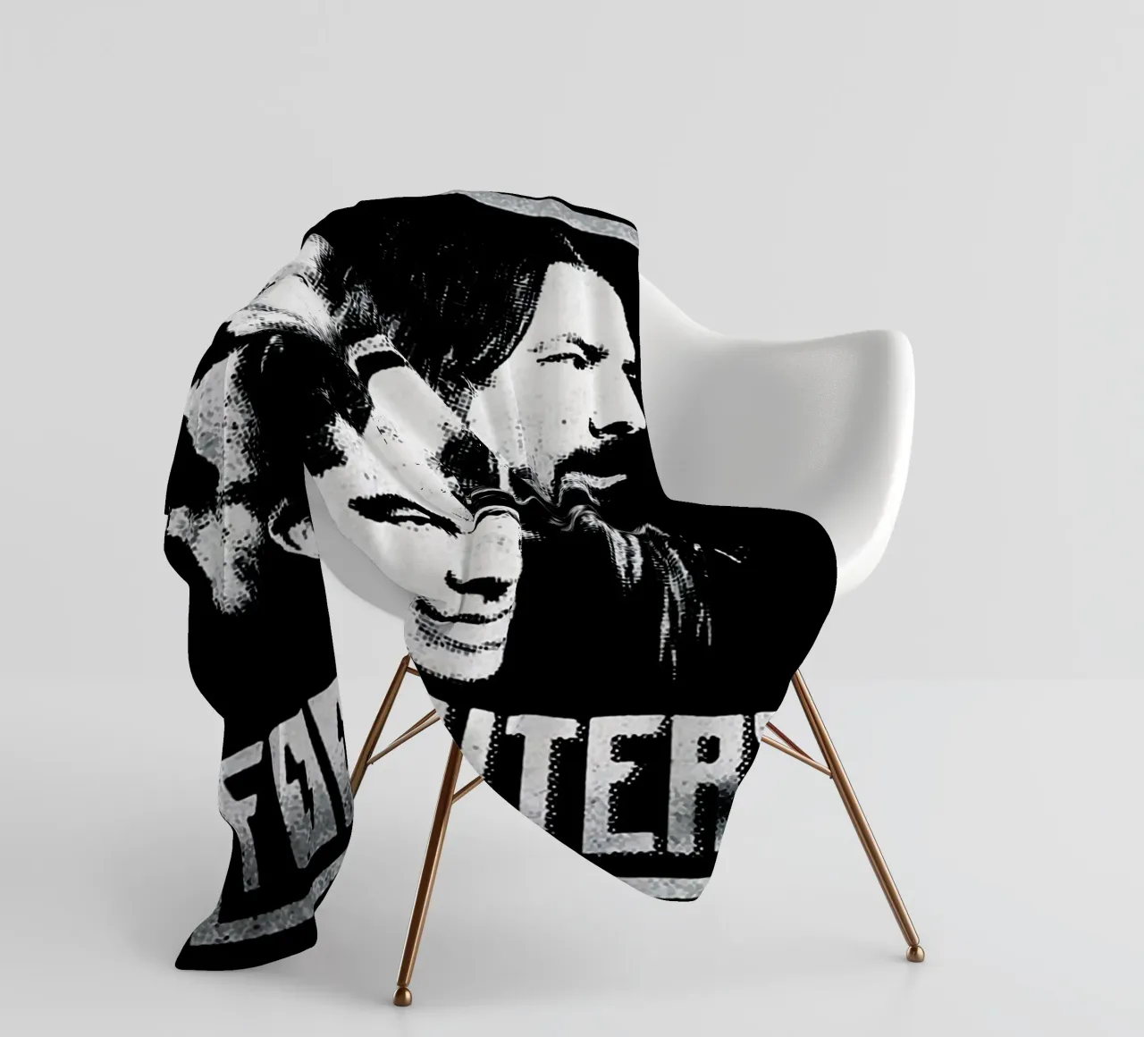 Il gruppo dei Foo Fighters coperta in pile da vanhesling
