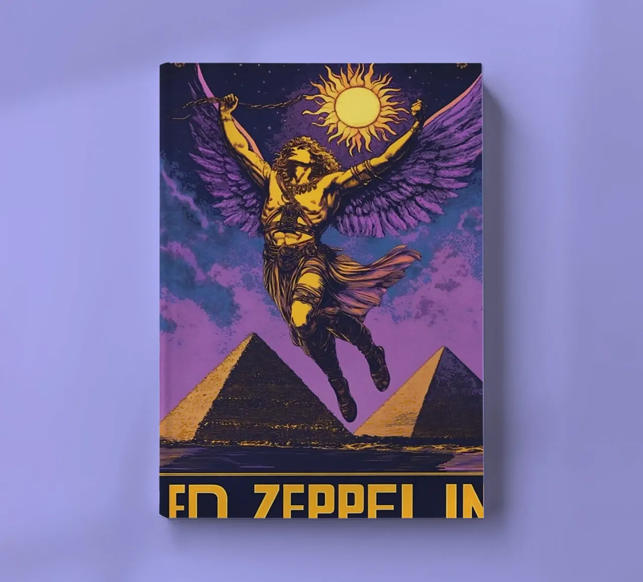 Le groupe Led Zeppelin carnet de notes de vanhesling