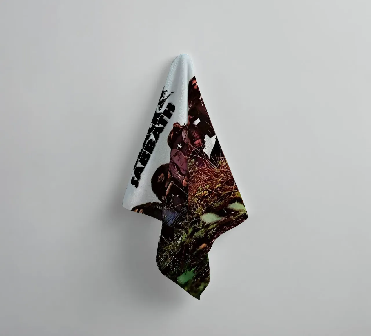 Black Sabbath band towel by vanhesling