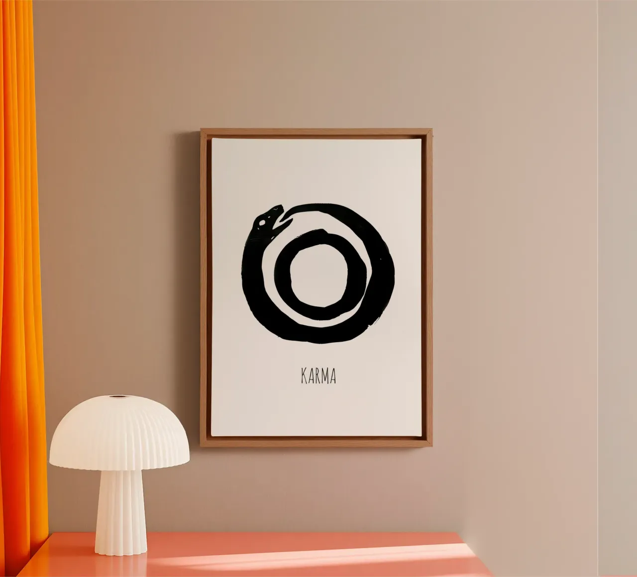 Karma is a full Circle toile de Attaboy Dsgn