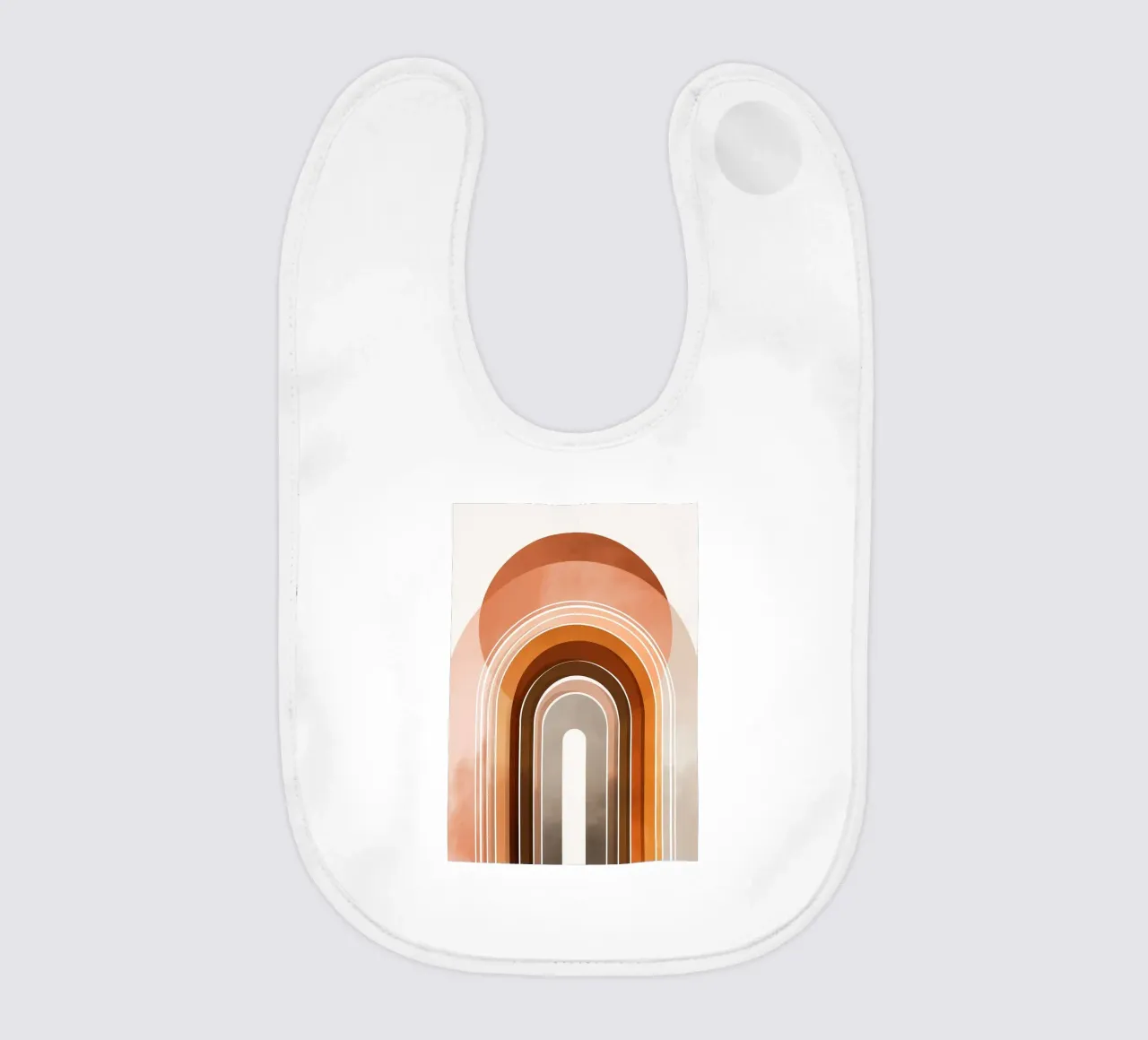Arco Arcobaleno Boho - Astratto moderno di metà secolo bavaglino da vintagepod