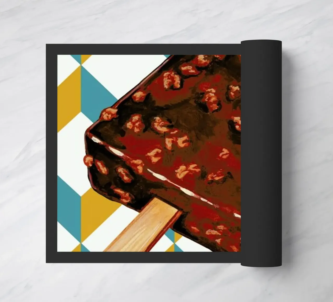 Krunchsicle doormat by Kelly Gilleran