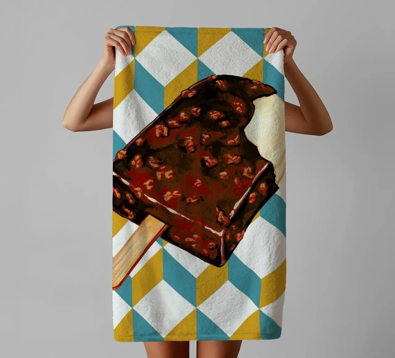 Krunchsicle towel by Kelly Gilleran