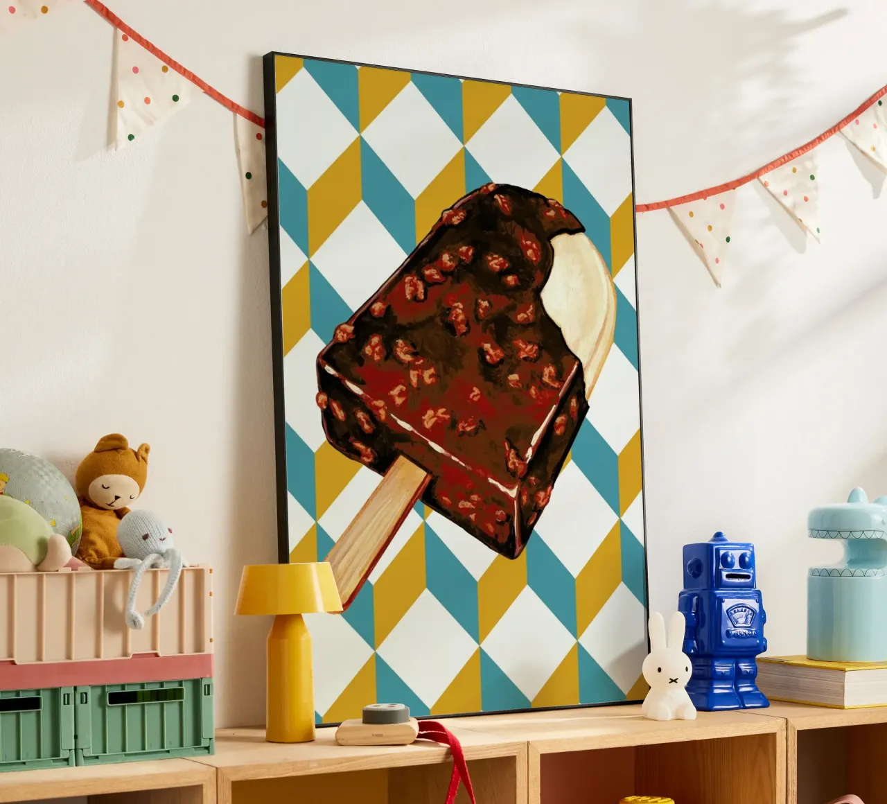 Krunchsicle alluminio dibond da Kelly Gilleran
