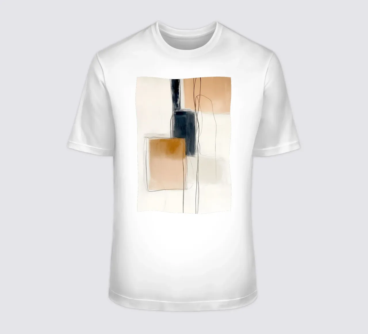 Forme geometriche astratte - Espressione moderna e minimalista t-shirt da vintagepod