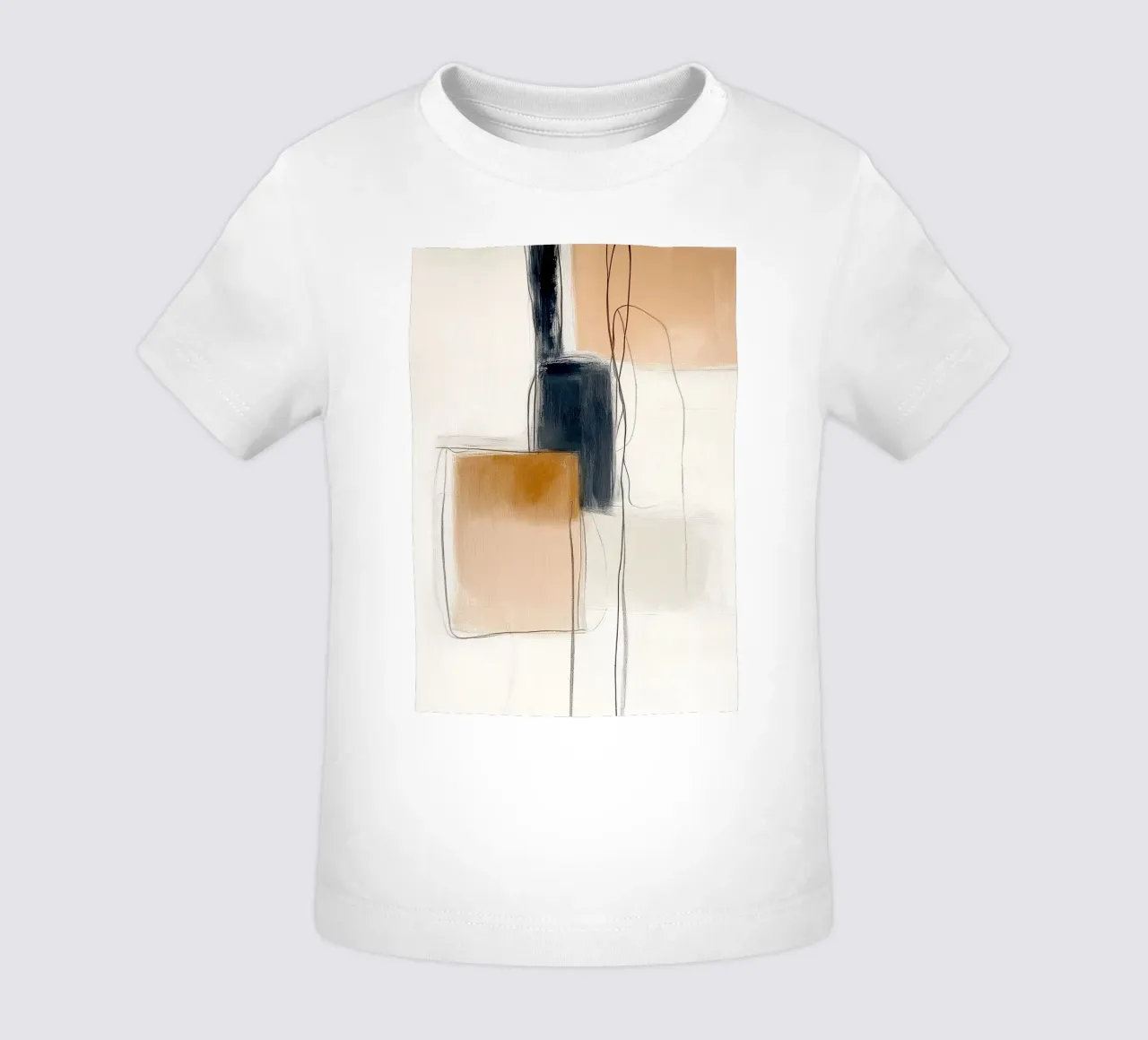 Forme geometriche astratte - Espressione moderna e minimalista maglietta neonato da vintagepod