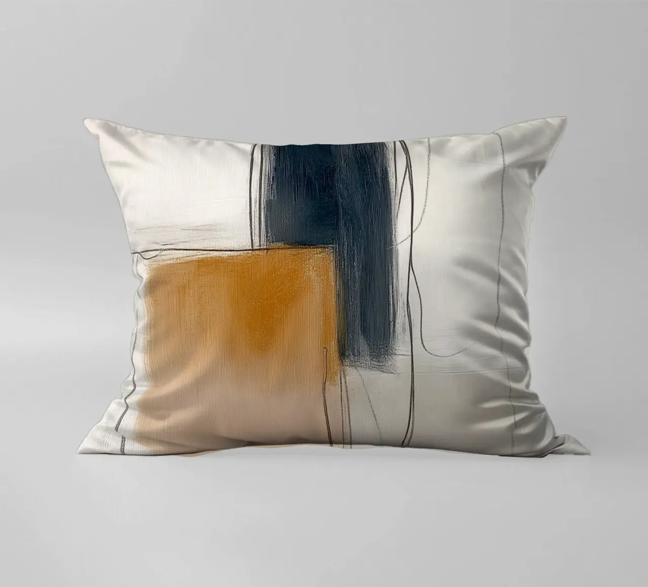 Forme geometriche astratte - Espressione moderna e minimalista cuscino da vintagepod