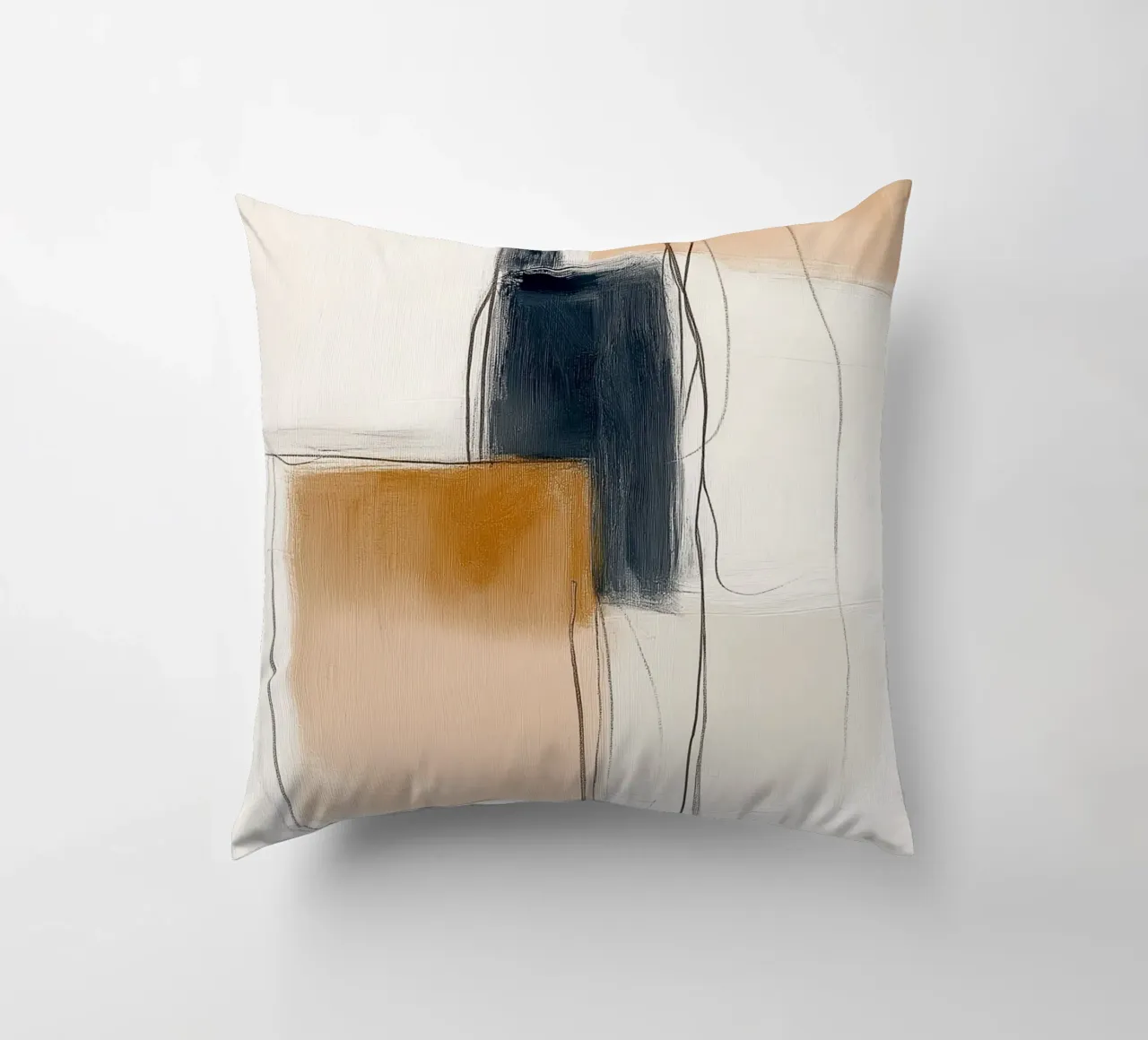Forme geometriche astratte - Espressione moderna e minimalista cuscino da vintagepod