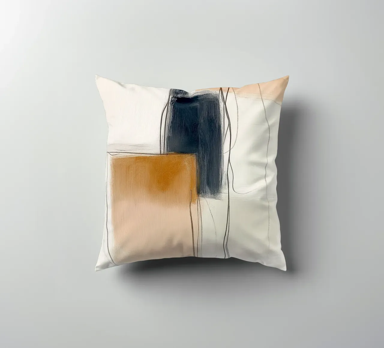 Forme geometriche astratte - Espressione moderna e minimalista cuscino da vintagepod
