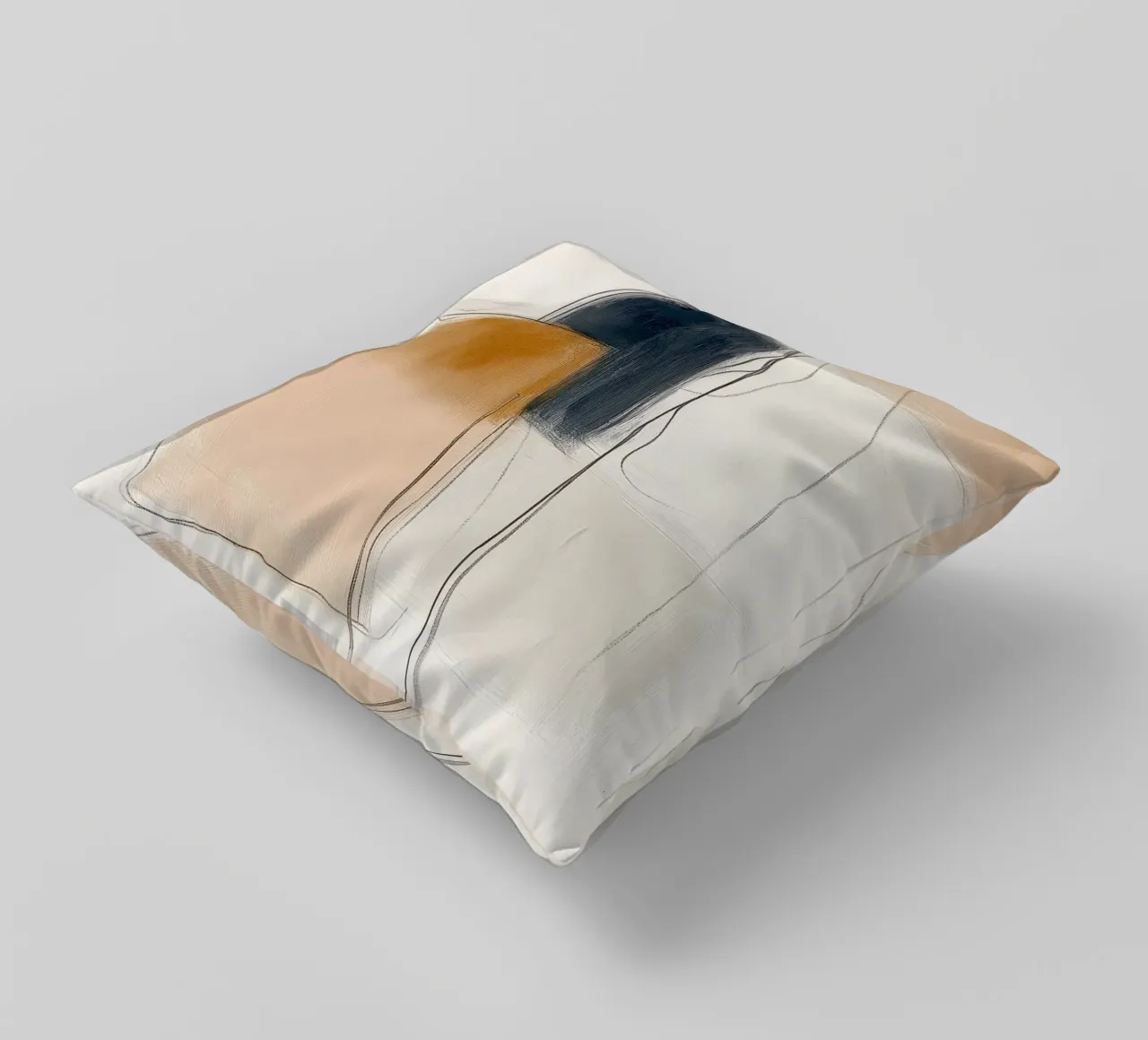 Forme geometriche astratte - Espressione moderna e minimalista cuscino da vintagepod