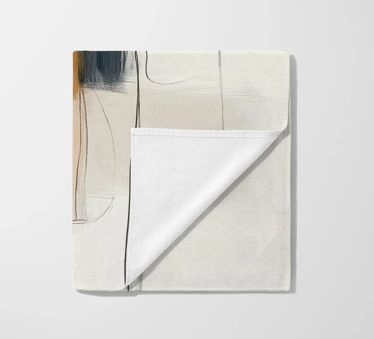 Forme geometriche astratte - Espressione moderna e minimalista telo mare da vintagepod
