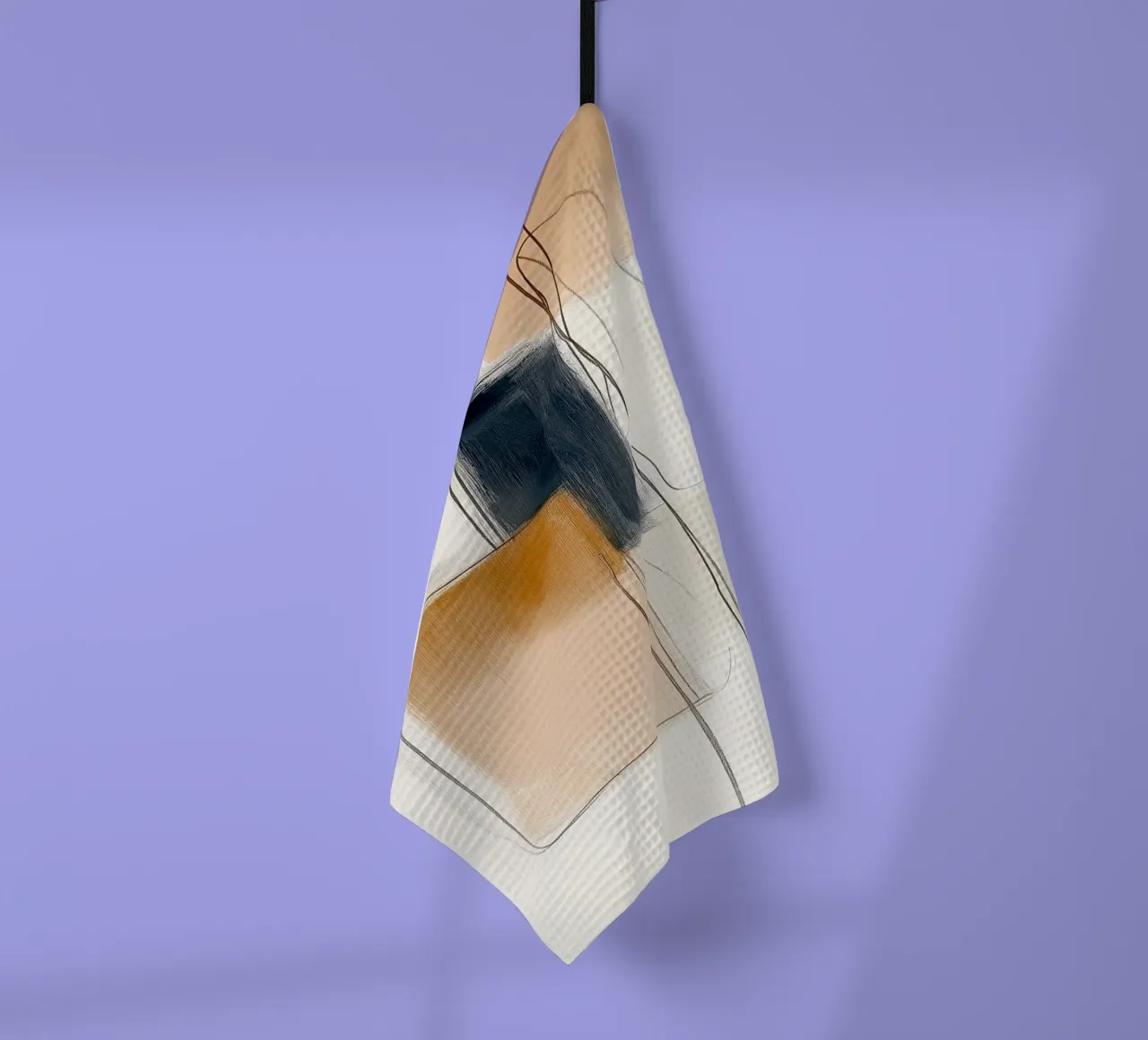 Forme geometriche astratte - Espressione moderna e minimalista canovaccio da cucina da vintagepod