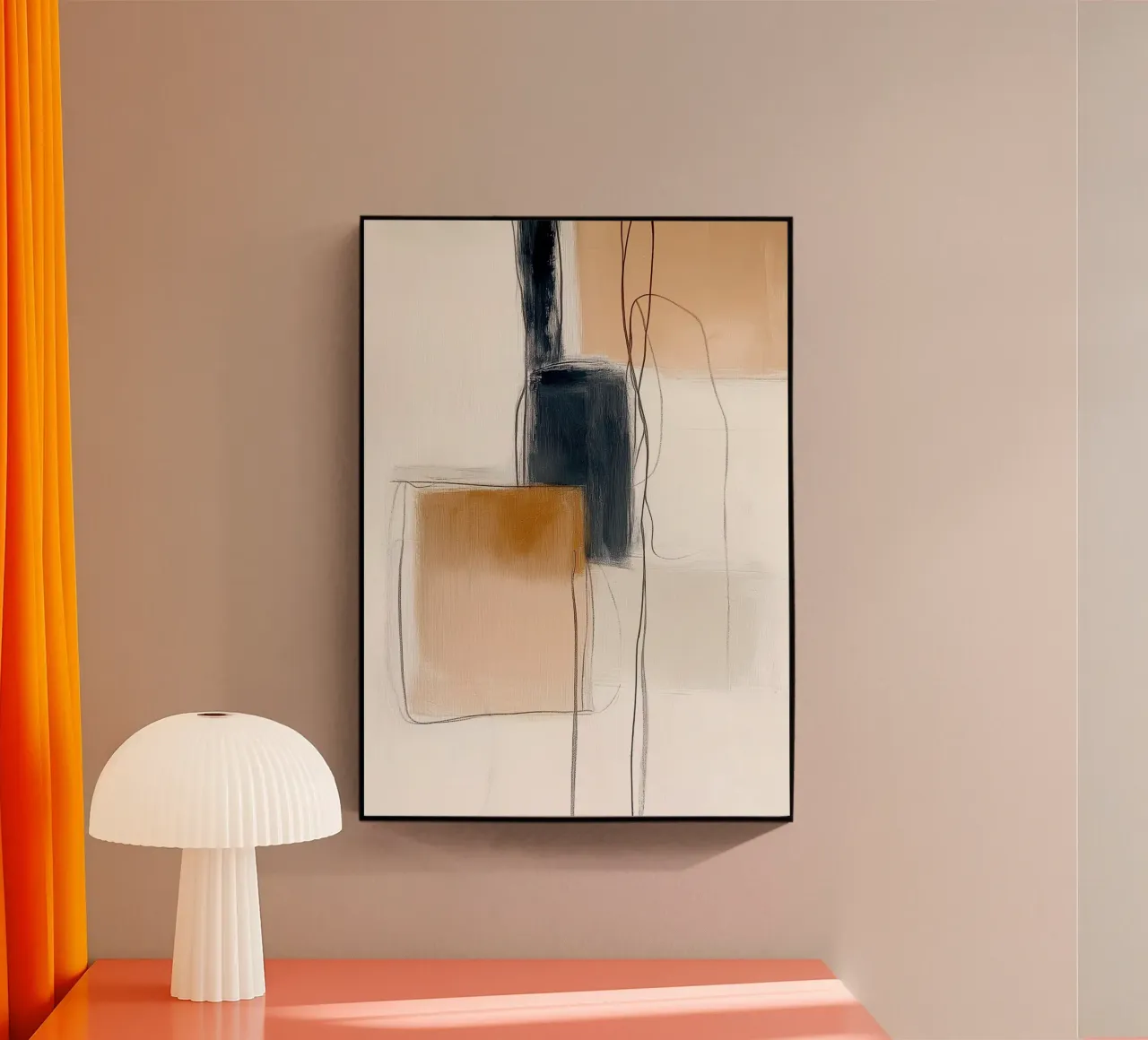 Forme geometriche astratte - Espressione moderna e minimalista plexiglass da vintagepod