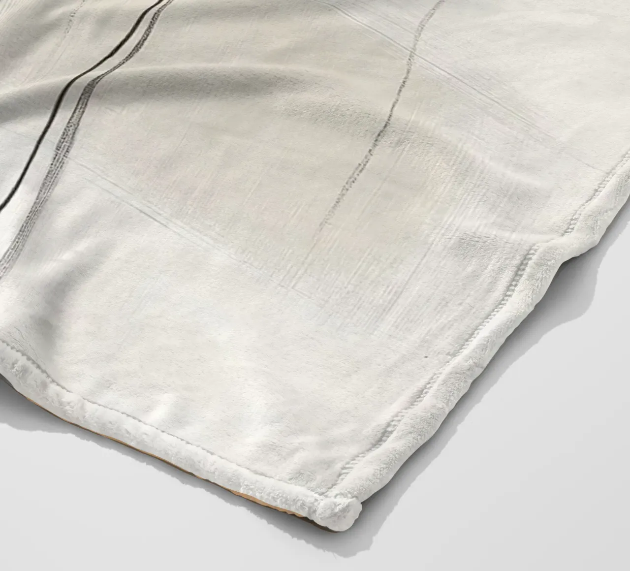 Forme geometriche astratte - Espressione moderna e minimalista coperta in pile da vintagepod