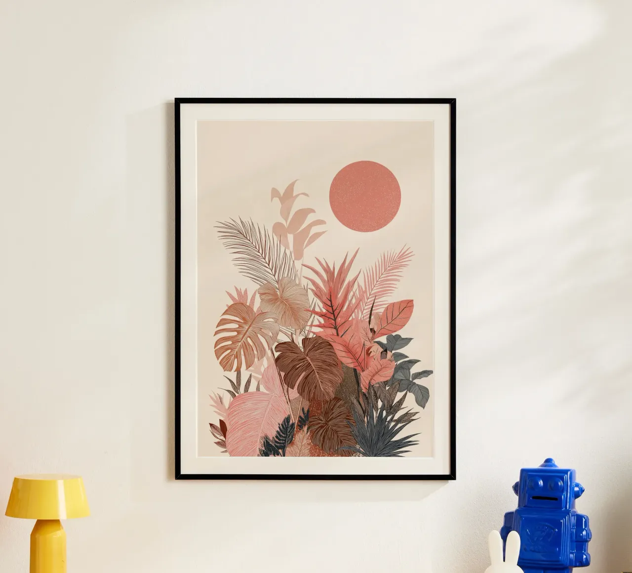 Botaniche del tramonto tropicale - Stampa boho sui toni della terra carta hahnemühle da vintagepod