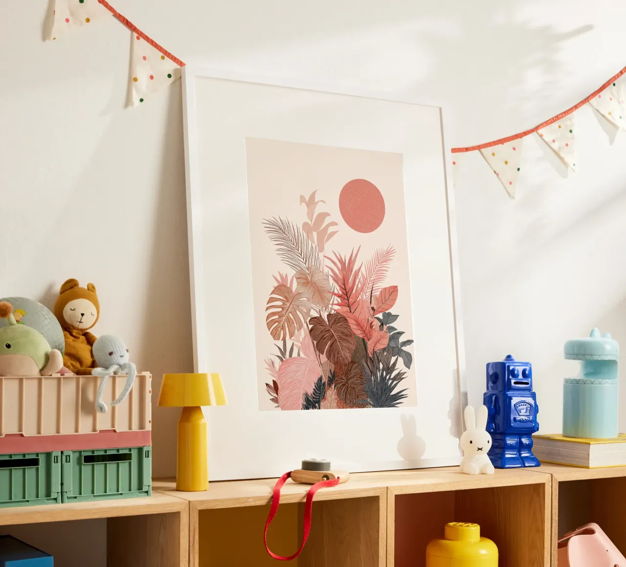 Botaniche del tramonto tropicale - Stampa boho sui toni della terra carta hahnemühle da vintagepod