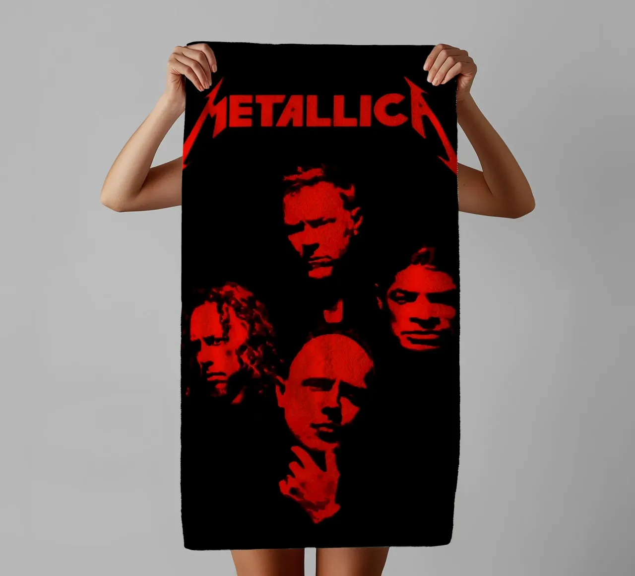 Groupe Metallica serviette de bain de vanhesling