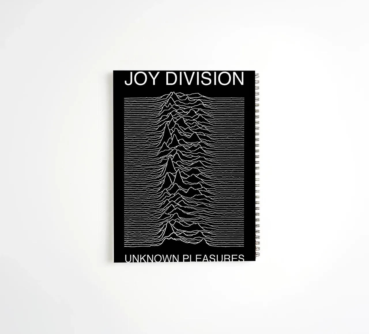 Groupe Joy Division carnet à spirale de vanhesling