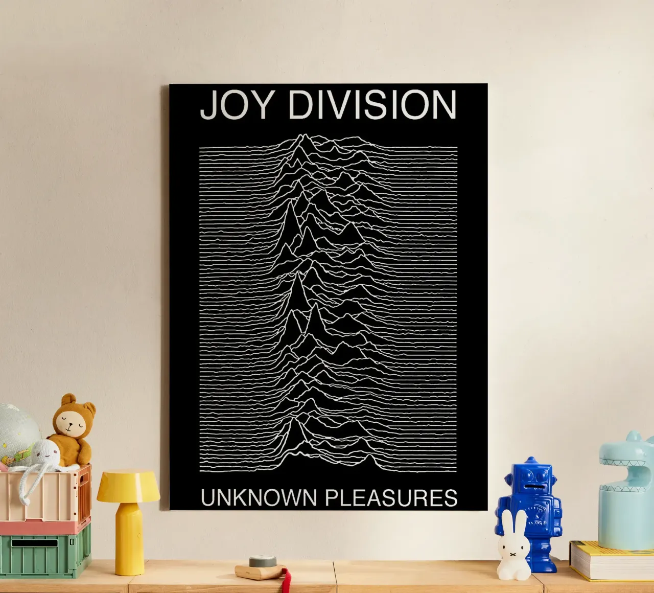 Joy Division band canvas by vanhesling