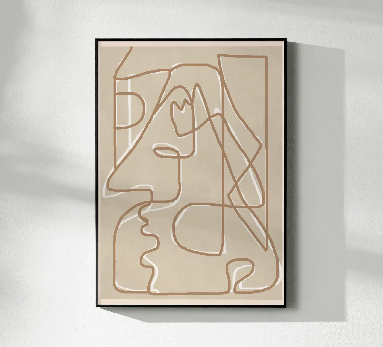 Abstract Face Sketch 2 plexiglass da Nadjaa