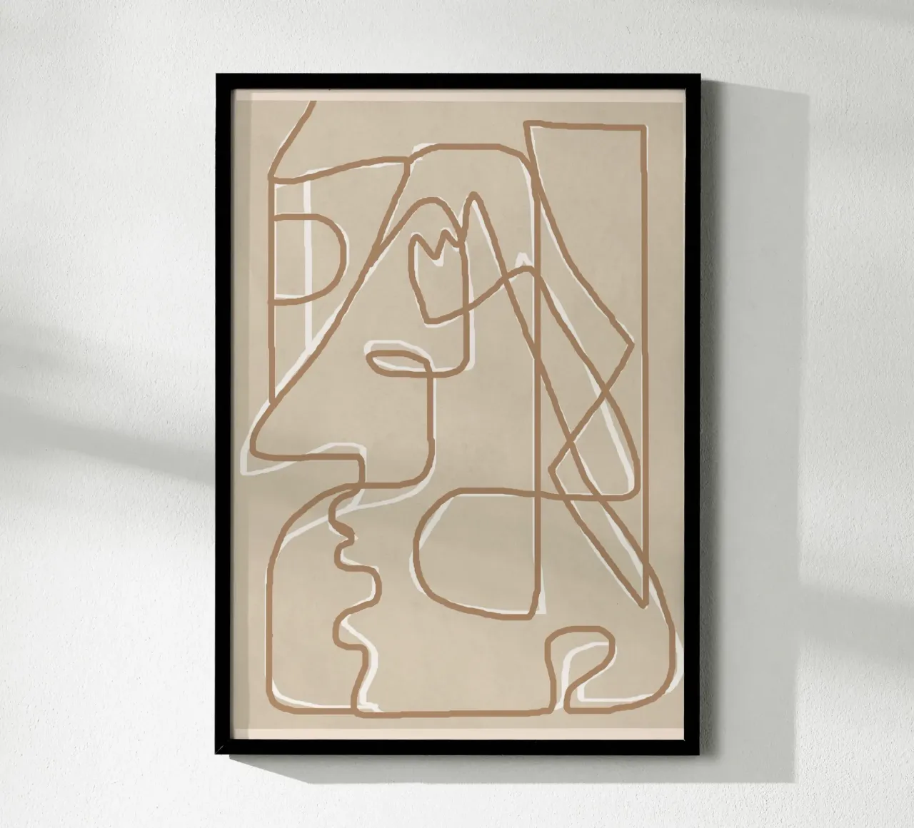 Abstract Face Sketch 2 carta hahnemühle da Nadjaa