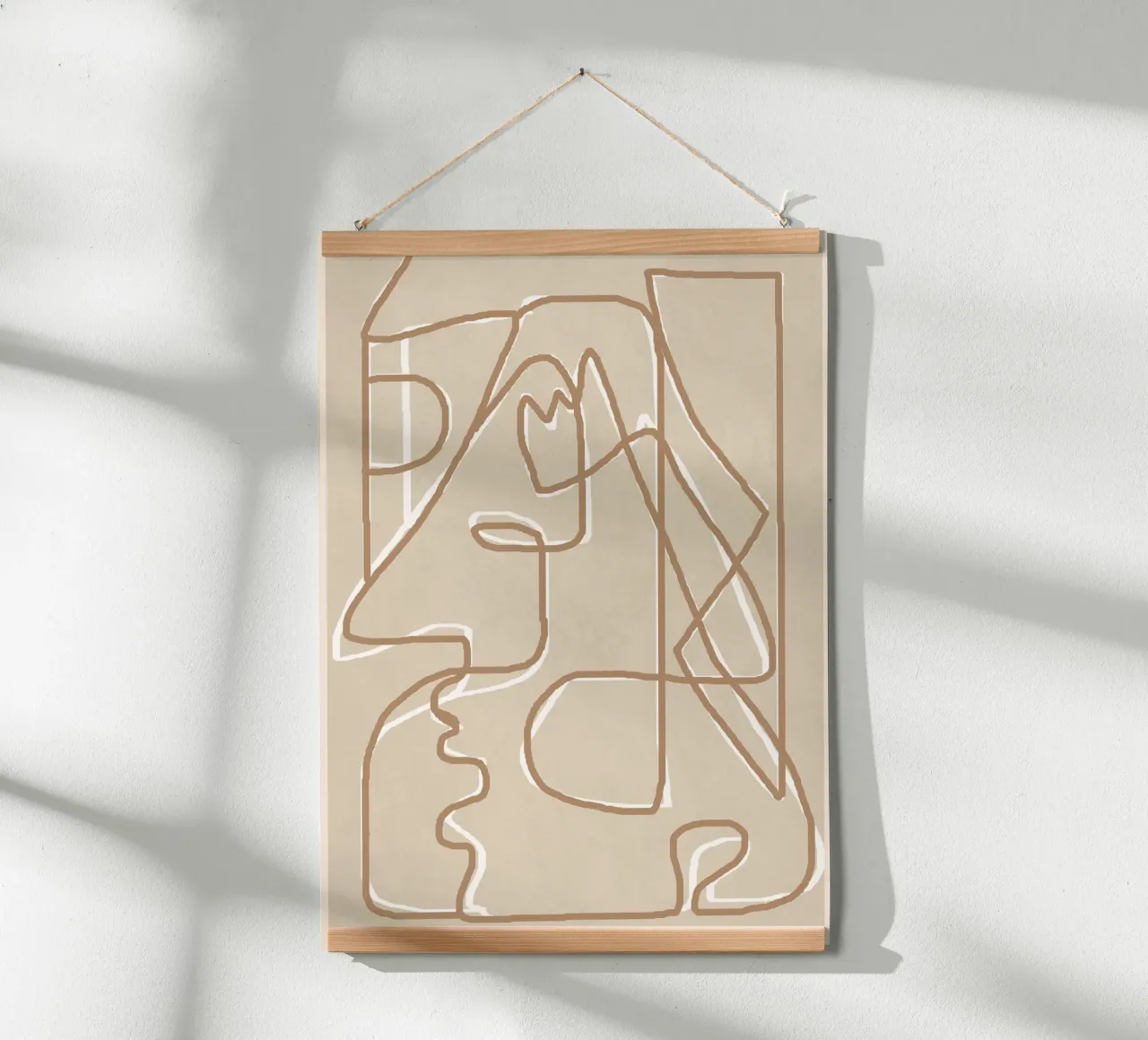 Abstract Face Sketch 2 carta hahnemühle da Nadjaa