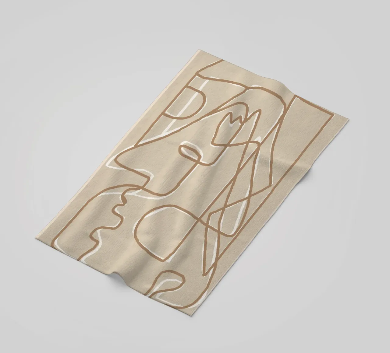 Abstract Face Sketch 2 telo mare da Nadjaa