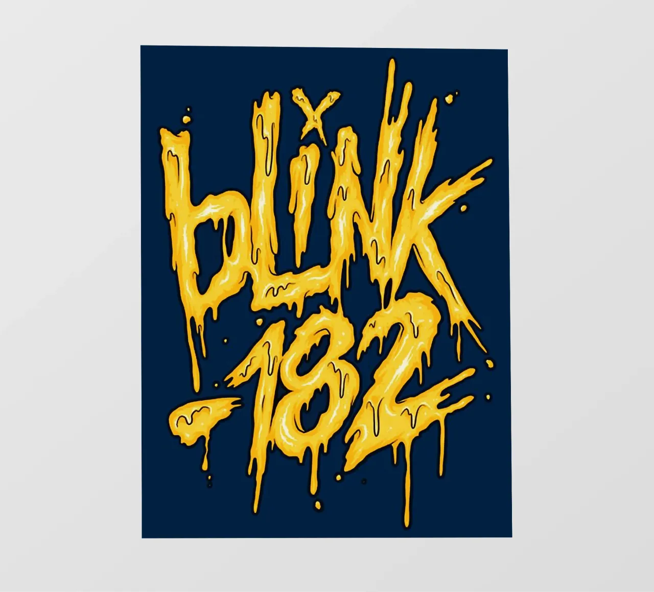 Le groupe Blink-182 bâche pvc de vanhesling