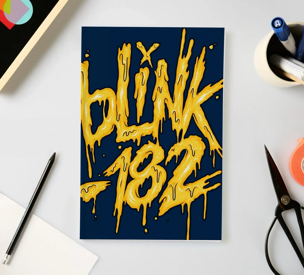 Le groupe Blink-182 carnet de notes de vanhesling