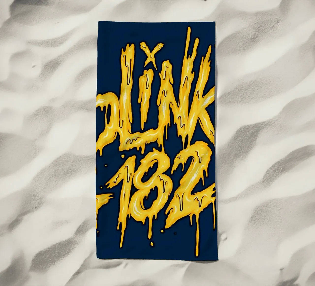 Le groupe Blink-182 serviette de plage de vanhesling