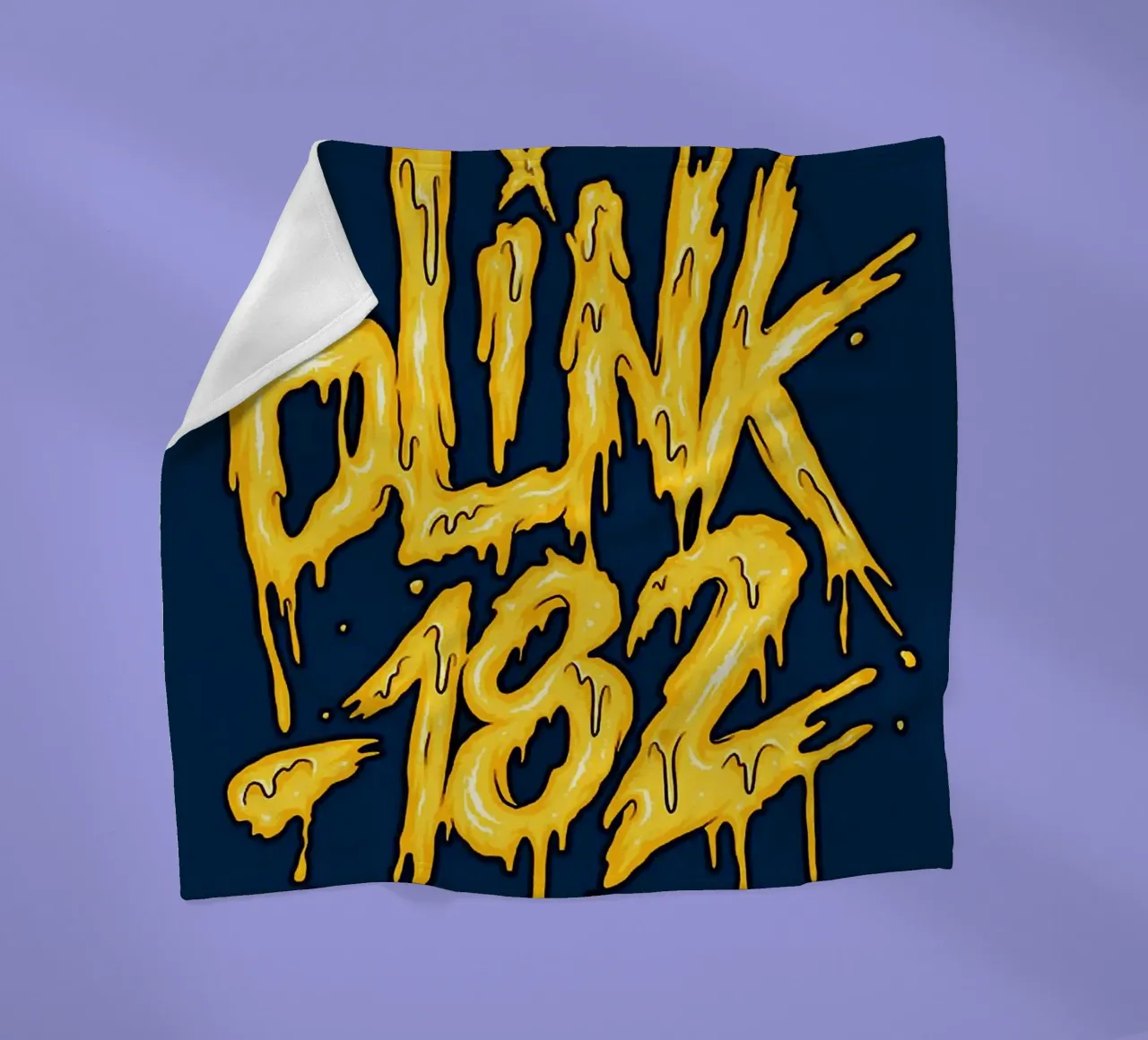 Le groupe Blink-182 plaid polaire de vanhesling