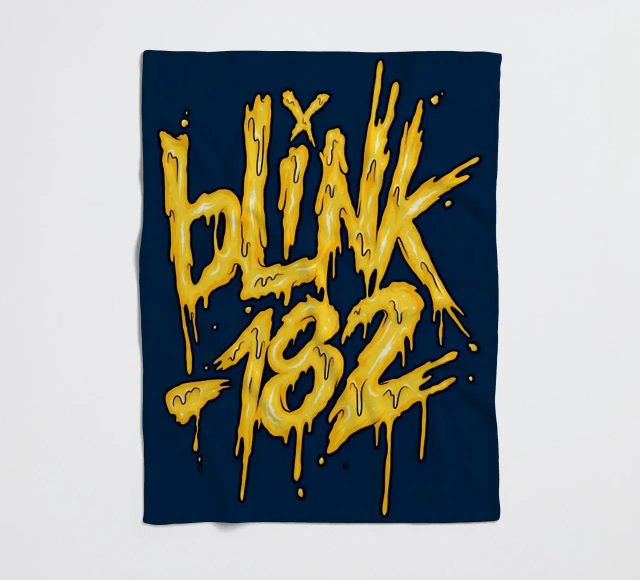 Le groupe Blink-182 plaid polaire de vanhesling