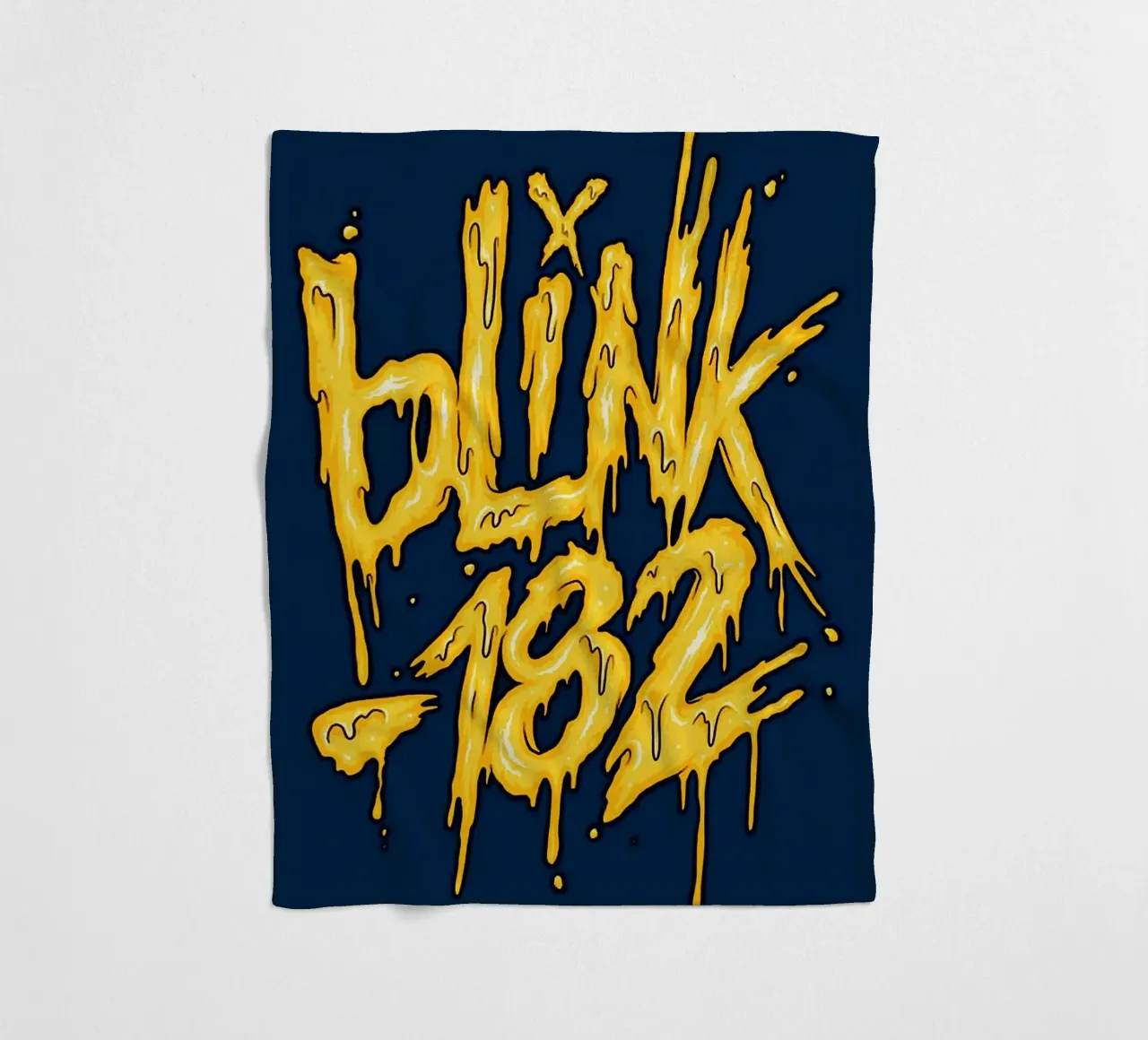 Le groupe Blink-182 plaid polaire de vanhesling