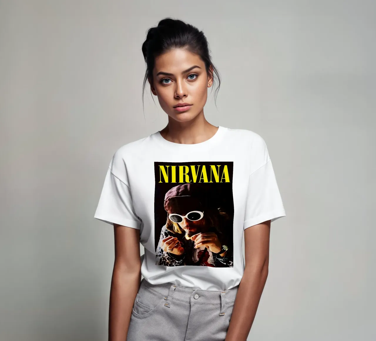 band dei nirvana t-shirt da vanhesling