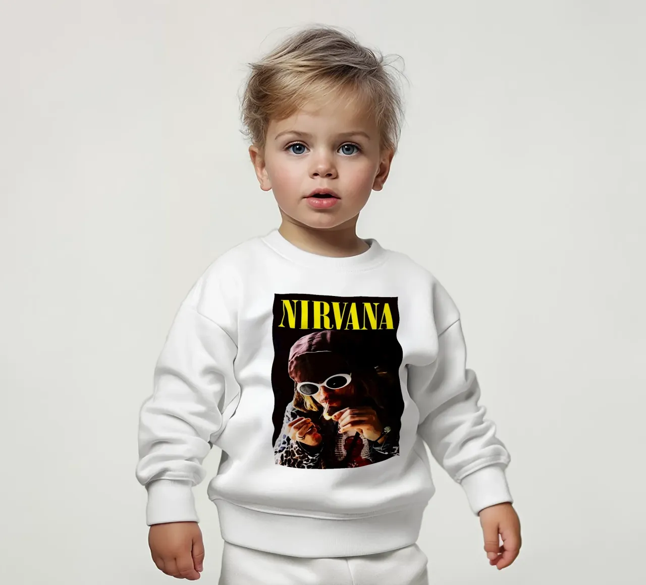 band dei nirvana felpa neonato da vanhesling