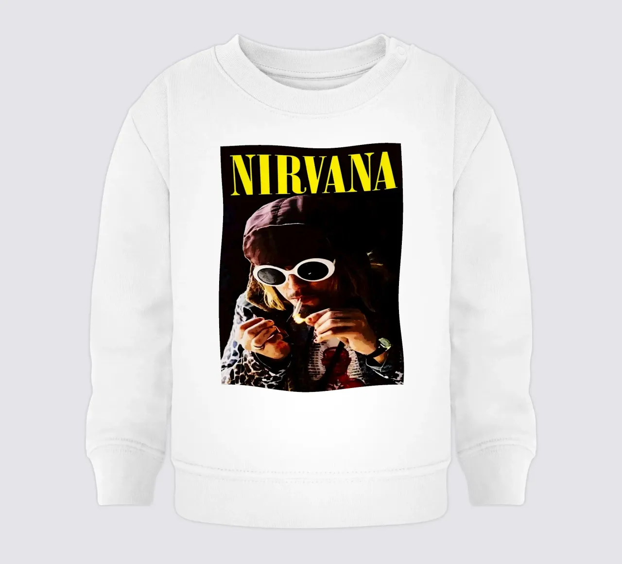 band dei nirvana felpa neonato da vanhesling