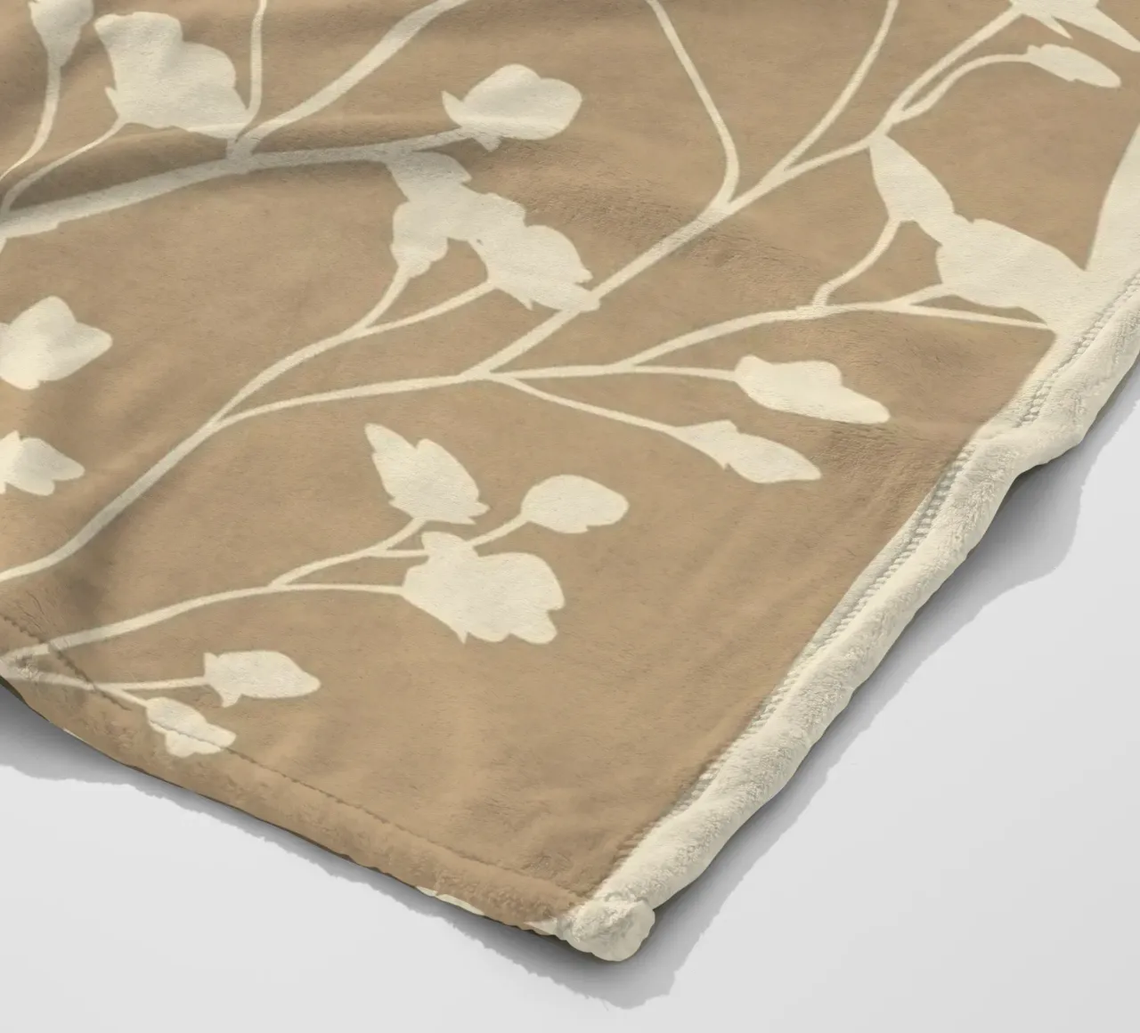 Minimal Branches Art 2 coperta in pile da Nadjaa