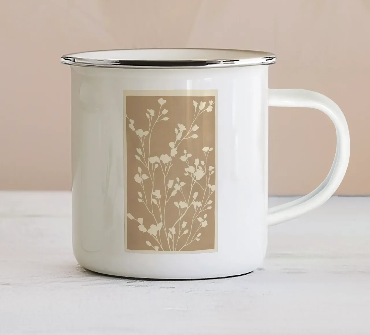 Minimal Branches Art 2 tazza in smalto da Nadjaa
