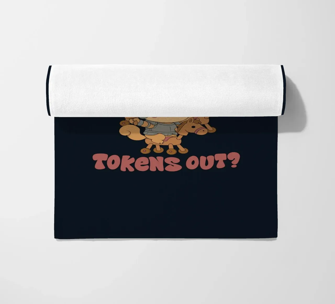 Who let the Tokens Out beach towel by Loobs