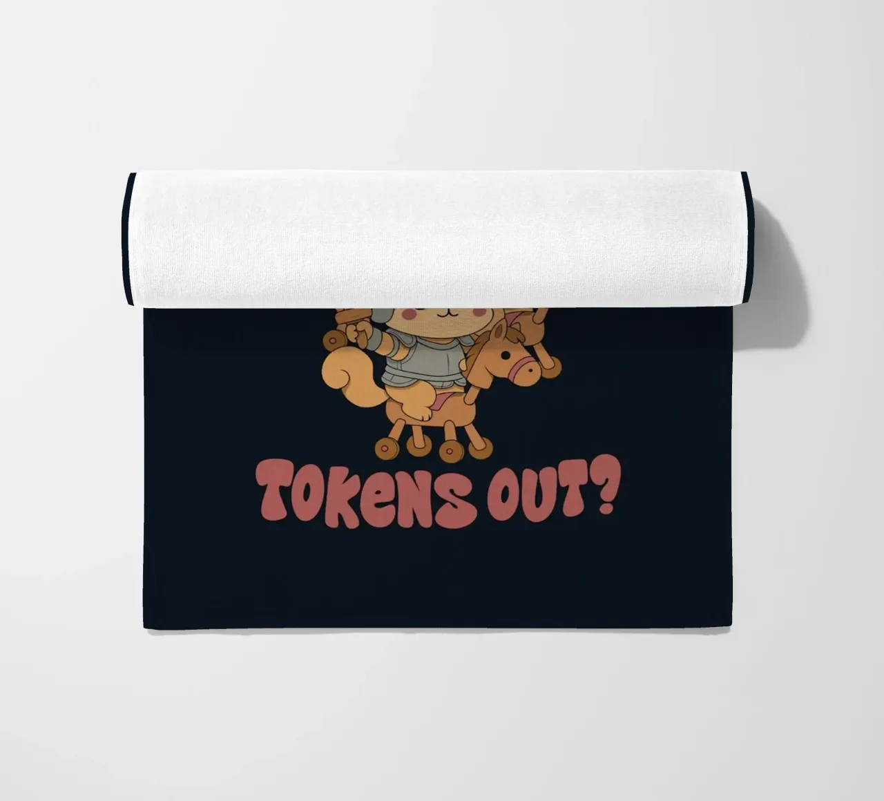 Who let the Tokens Out beach towel by Loobs