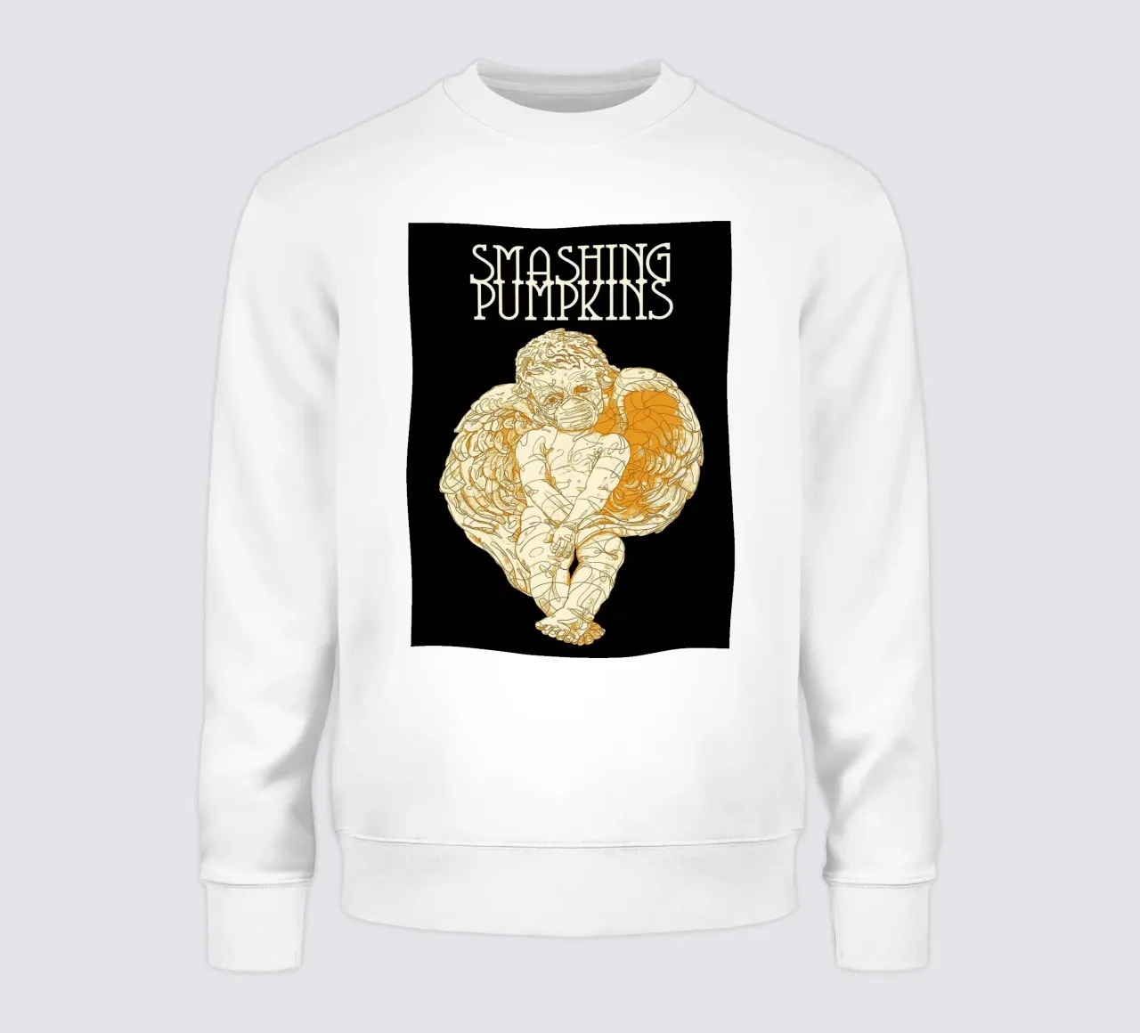 La band Smashing Pumpkin felpa da vanhesling