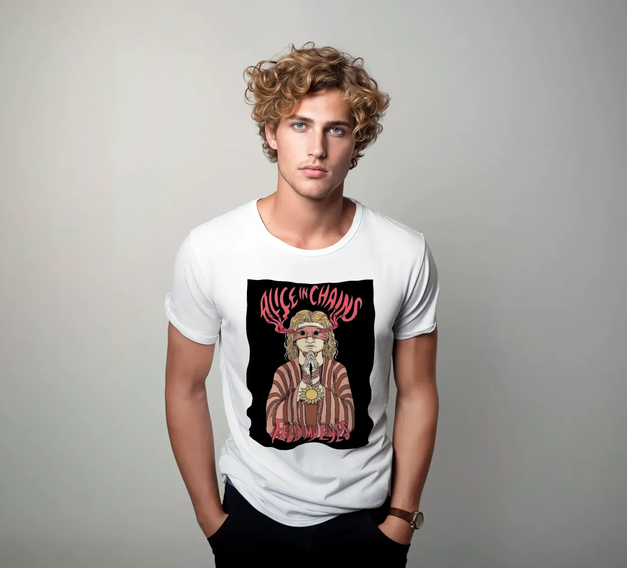 Groupe Alice in Chains t-shirt de vanhesling